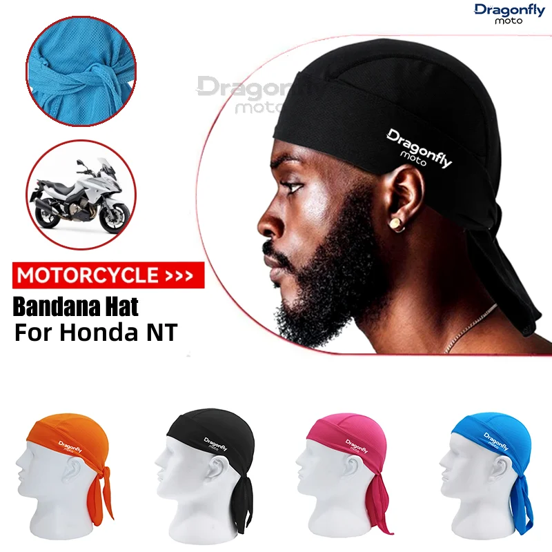 For Honda NT1100 NT 1100 2022 2023 Motorcycle Headband Sweat-wicking Cap Cycling Headscarf Quick-dry Sun-Protective Hat Head Sca