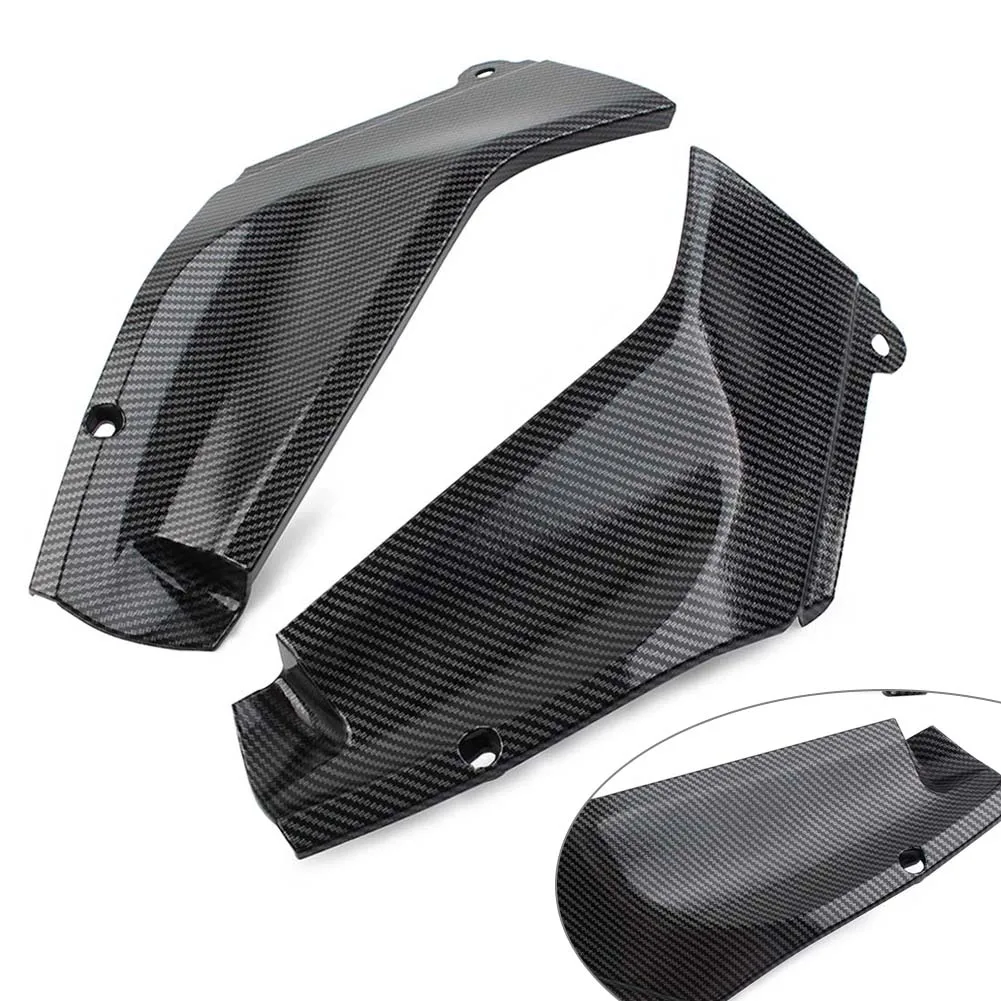 1Pair Motorcycle Side Air Duct Cover Fairing Insert Cover Carbon Fiber For Yamaha YZF R1 1998 1999 2000 2001