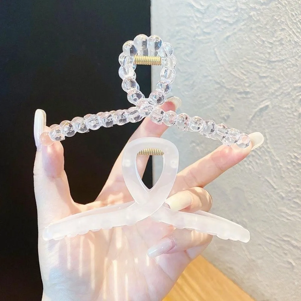 

3Pcs New Clear Hair Clip Large Simple Hair Claw Elegant Hairpin Hair Accessories