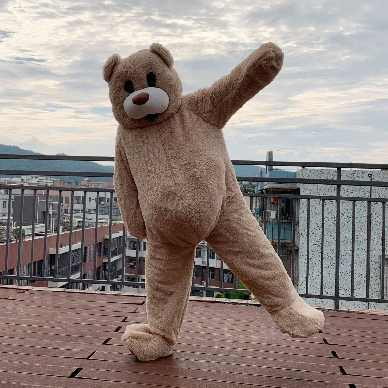 Plush Bear Clothes Soft Christmas Dress Up Toys Bear Dressing Costume Oversized Cartoon Doll Clothing Dancing Toy Bears Costume