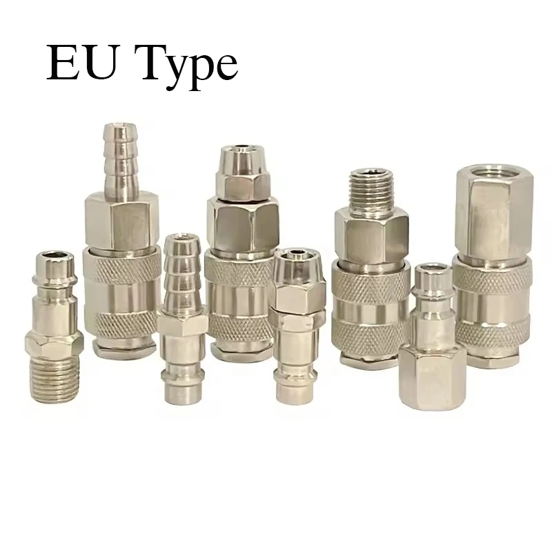 EU European Standard For Air Hose Fittings Coupling Compressor Accessories Pneumatic Quick Connector Compressor Release Fitting