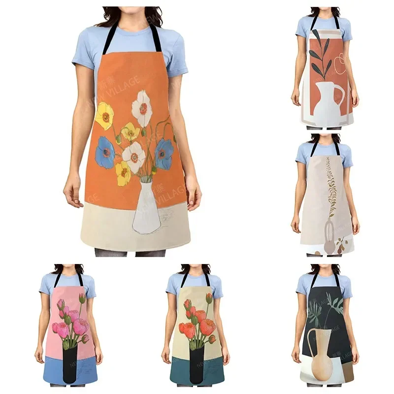 Aesthetic Women kitchen apron kids original Children Waterproof girl fashionable custom princess man waiter work apron oil proof