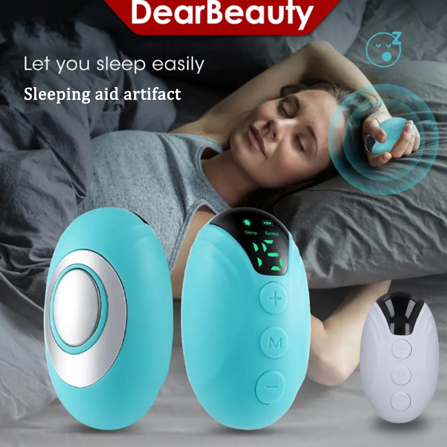 

Handheld Sleep Aid Device Relieve Insomnia Instrument Help Sleep Night Anxiety Therapy Relaxatio Pressure Relief Sleep Device