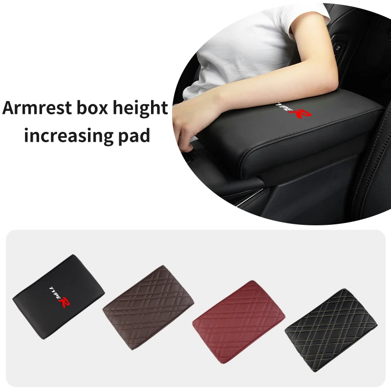 Car Central Armrest Cushion Box Mat Nonslip Protective Cover Pad Accessories For Honda Type R Civic Accord CRV HRV Pilot Fit view 4
