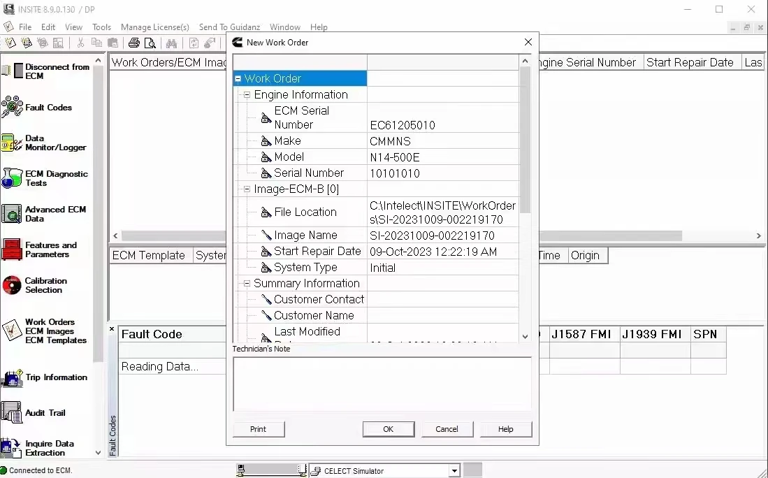 Insite 8.9.0.130+ Fleet Number