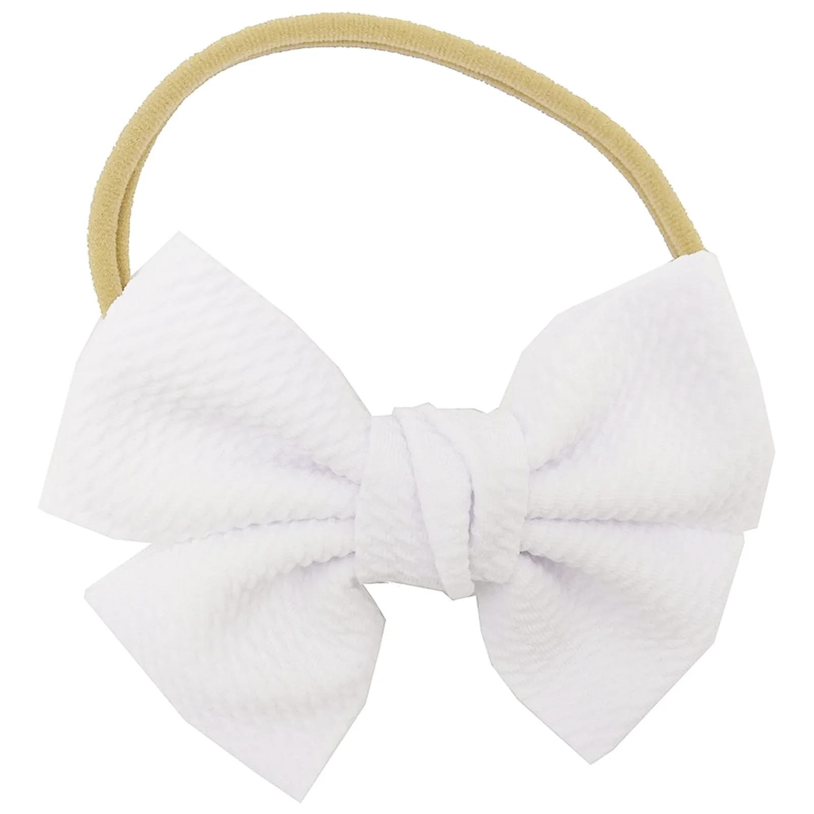 Hair Bows Elastic Ties for Kids Cute Soft Ribbed Band Hair Ties for Infants Toddlers Girls Kids