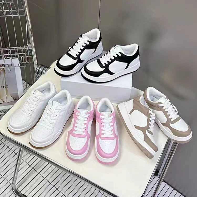 

Designer Sports shoes white sneakers women's versatile multi-color niche thick sole platform shoes couple's style trendy
