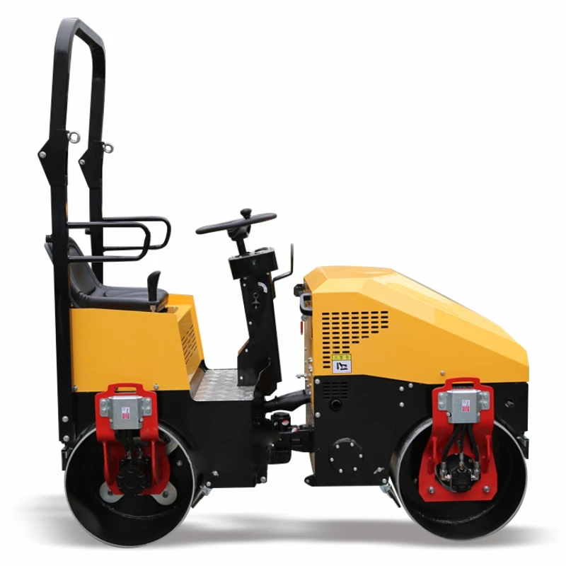 Ride-on hydraulic vibrating compactor 1 ton 2 ton 3 ton road roller compacting equipment