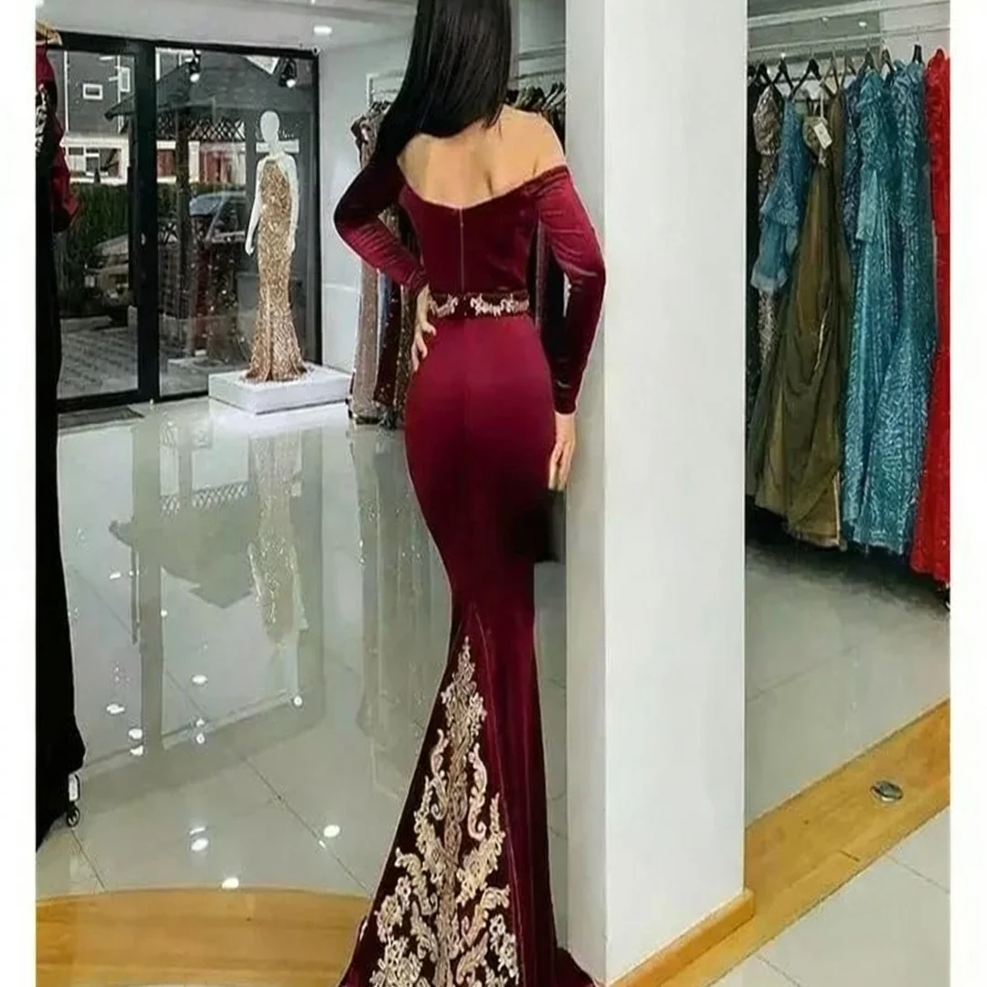 Abito da sera lungo personalizzato Abiti da sera formali a sirena sexy Abiti da ballo per feste di compleanno per donne