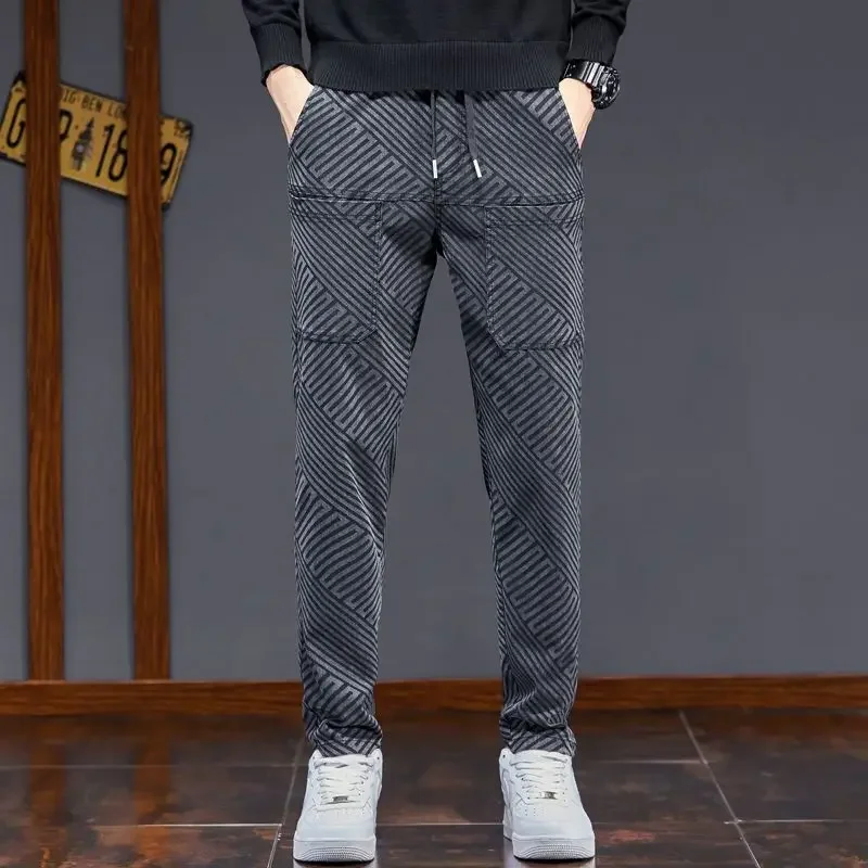 

Jeans Men's Sweatpants Y2k Cargo Pants Hip Hop Casual Luxury Designer Clothing New Vintage