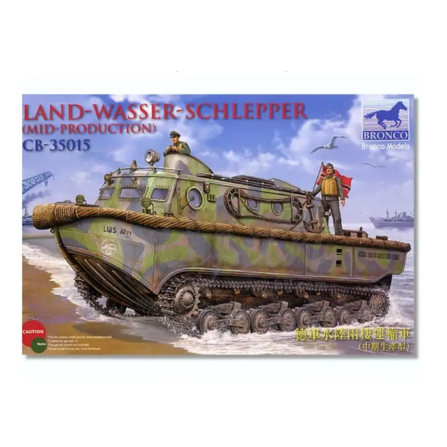Bronco CB35015 1/35  Amphibious towing car Land Wasser Schlepper Model Kit