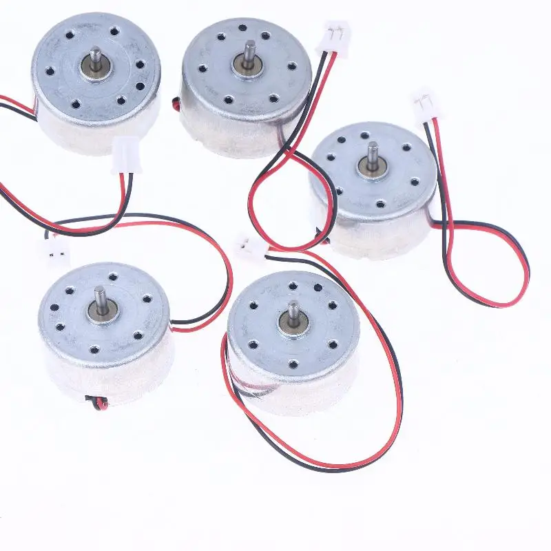 

1/2/5 шт. 3 В-6 В постоянного тока микрогенератор бесшумный двигатель двигатели на солнечной энергии для DIY радиомагнитофон оптический дисковод 300 двигатель