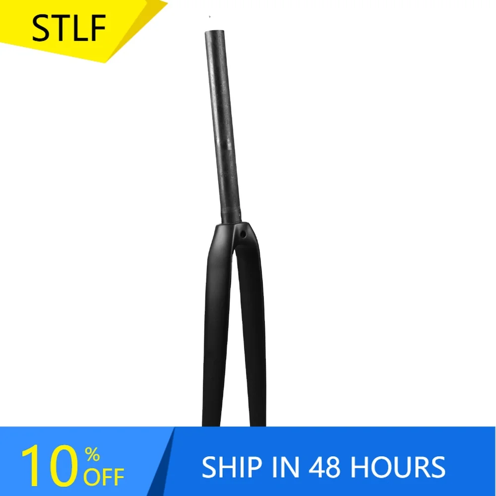 

STLF 28.6MM UD Full Carbon Fiber Bike Front Fork 700C Road Bicycle Fork Straight Tube Cycling Bike Fork