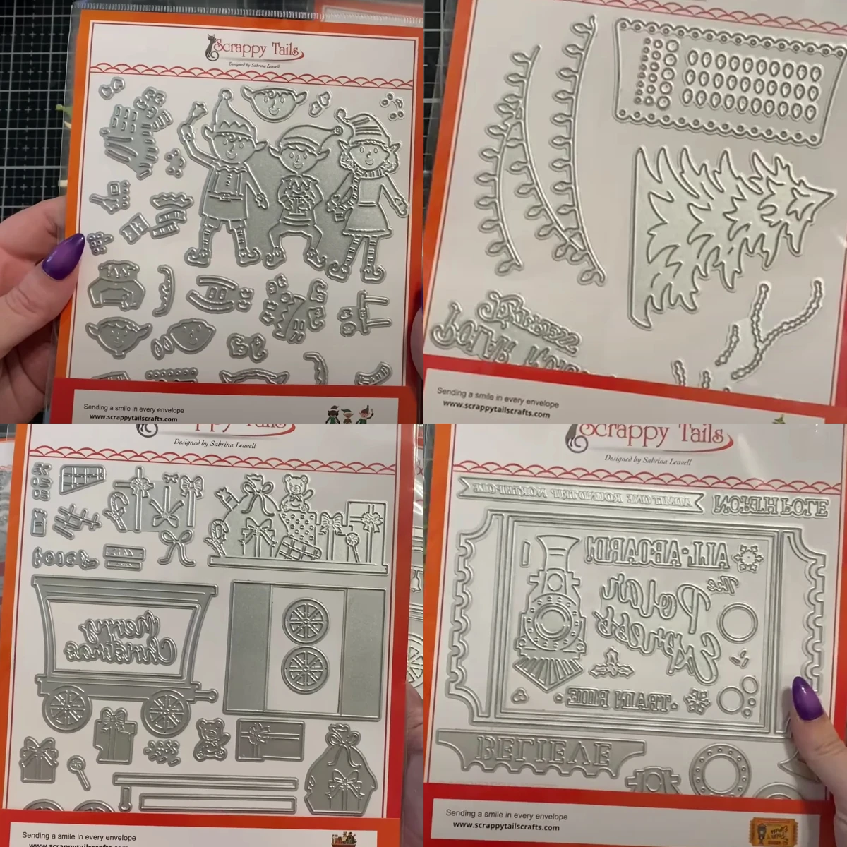 Train Polar Express Caboose Christmas Tree 2025 New Cutting Dies For DIY Scrapbooking Crafts Maker Photo Album Template Handmade