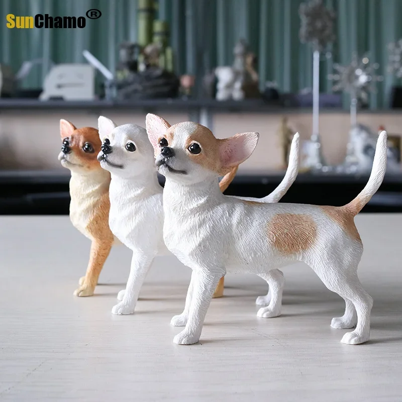 

Fashion Simulation Animal Model Car Crafts Dog Decoration Figurines Miniatures Murals Home Decoration Crafts Dogs Accessories