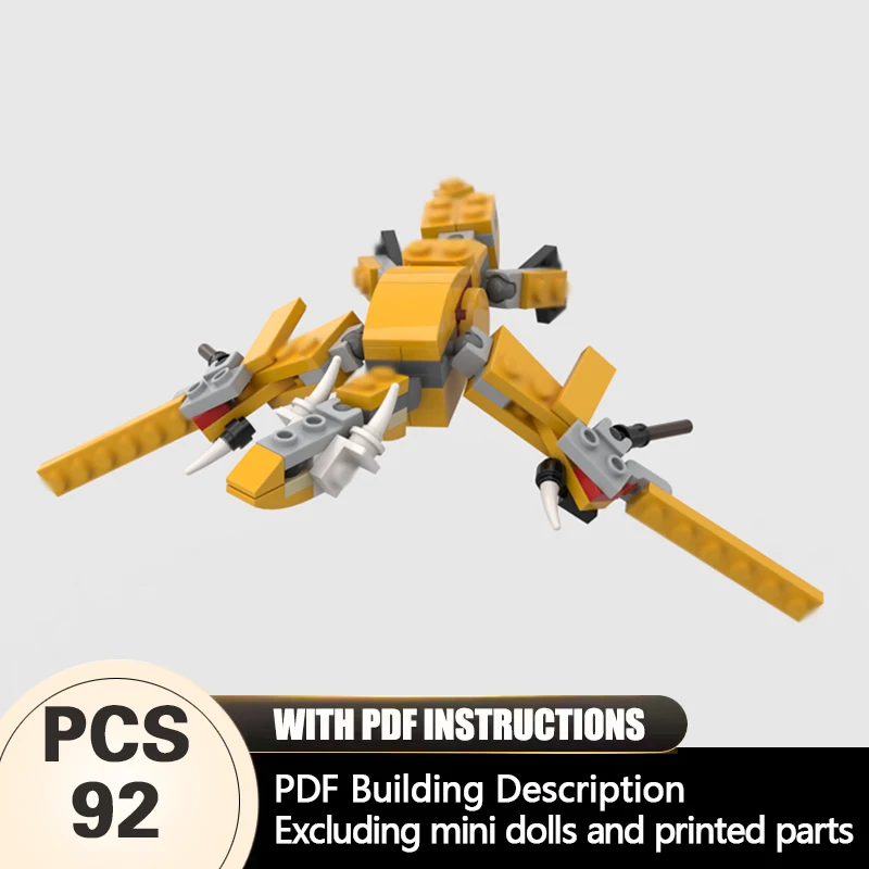 

Creators Animal Series Model MOC Building Bricks European Dragon Modular Technology Gifts Holiday Assemble Children Toys Suit