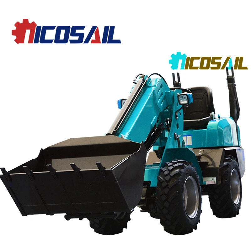 

Telescopic wheel 4x4 loader with driving arm compact small wheel loader discounted price
