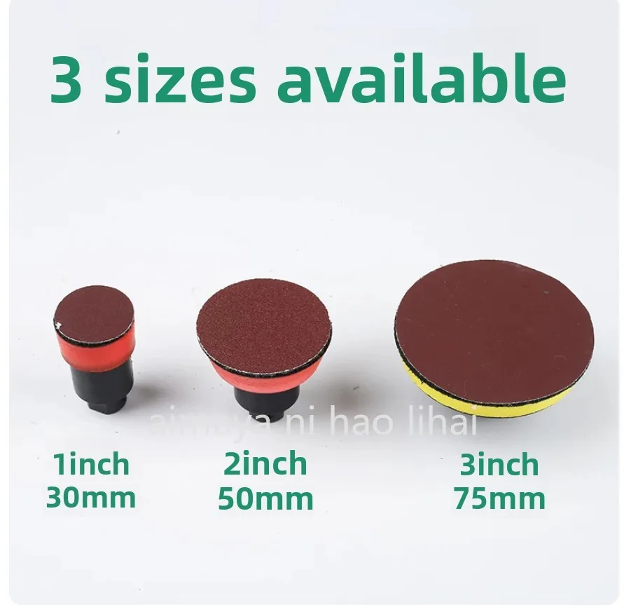 2 Inch Electric Suction Cup Grinder 3 Inch Handheld Sandpaper Dry Grinder High Speed Polishing Wall 1 Inch Sander Putty