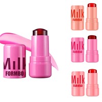 Milk Jelly Blush Milk Makeup Jelly Tint Blush Milk Cooling Water Jelly Tint 0.18 Oz Water Jelly Tint Stick Sheer Lip Cheek Stain