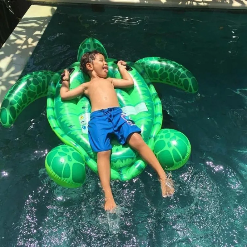 Balas de animales de unicornio, juguete para Fiesta EN LA Piscina, viajes en la playa, juego en el patio trasero, flotadores inflables listos para fiestas, diversión familiar