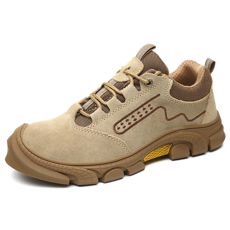 Labor Protection Shoes Anti Smashing Anti Piercing Plastic Steel Head Work Shoes Anti Scalding Anti Slip Safety Shoes