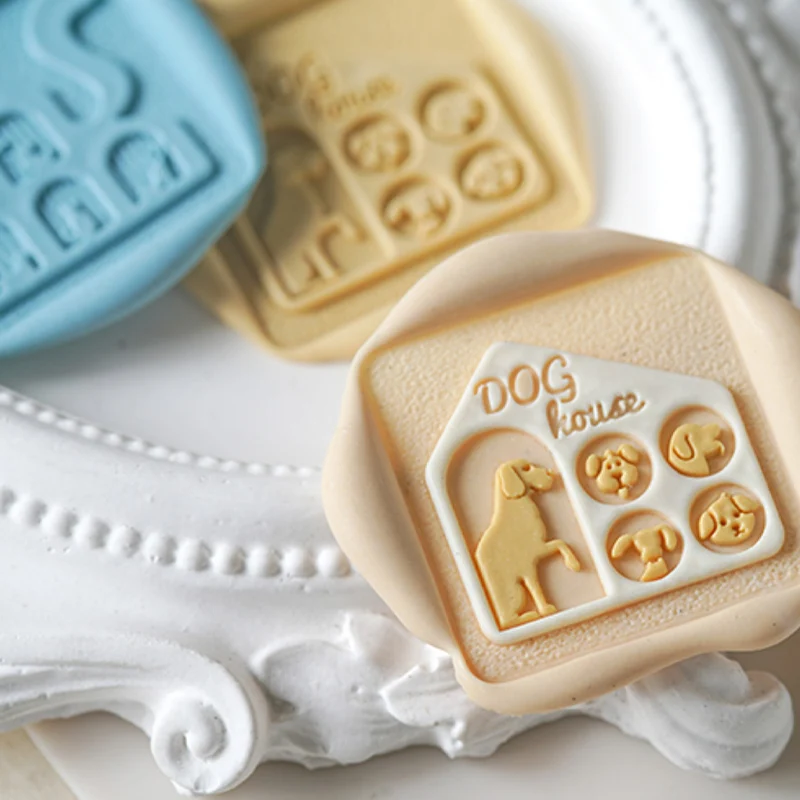 New Cute Cat Wax Seal Stamp Copper Head 3D Laser Relief Lovely Dog Brass Sealing Wax Stamp Toy For Scrapbook Wedding Invitation