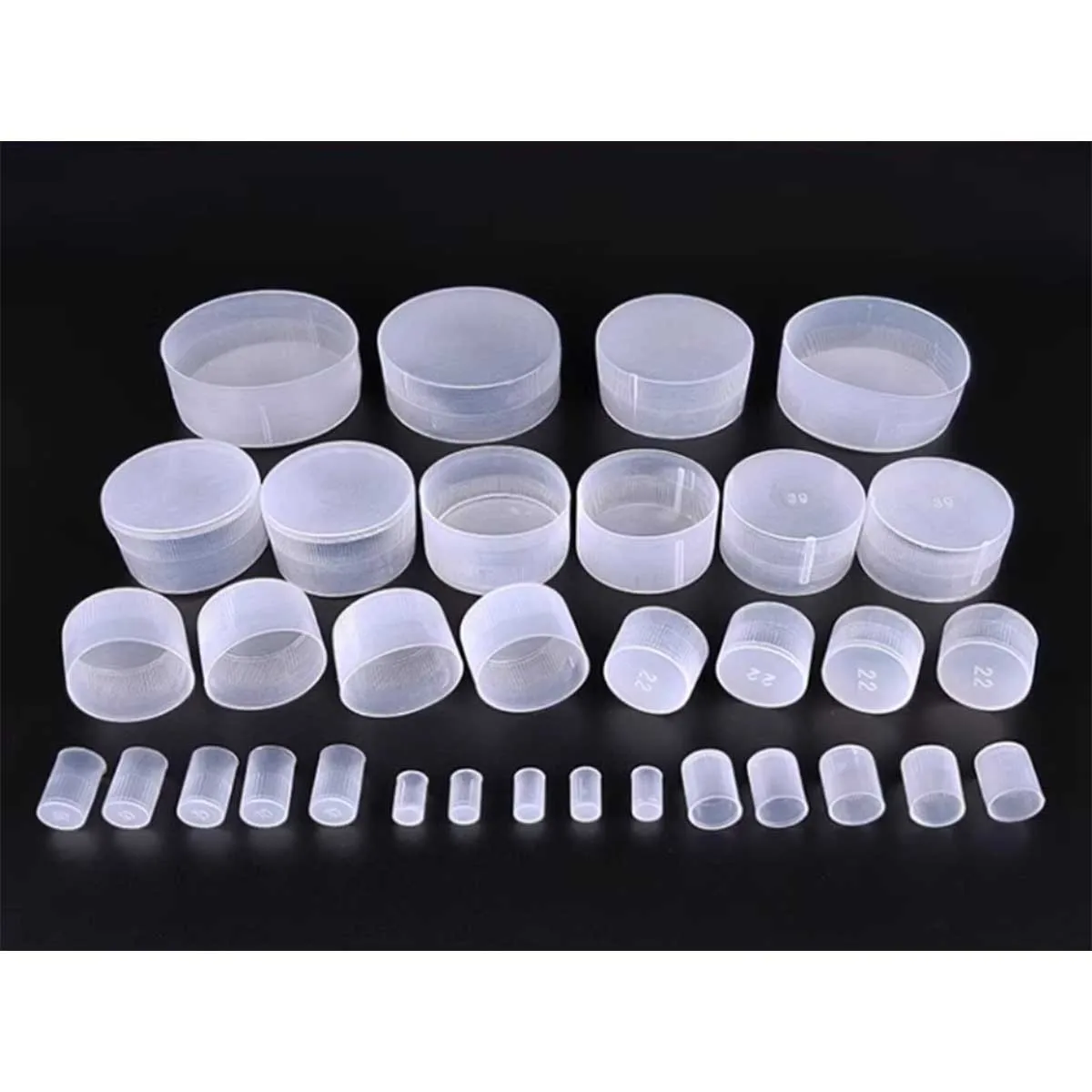 

PE White Plastic External Thread Protective Cover/Bolt Tooth Sleeve Screw Sleeve