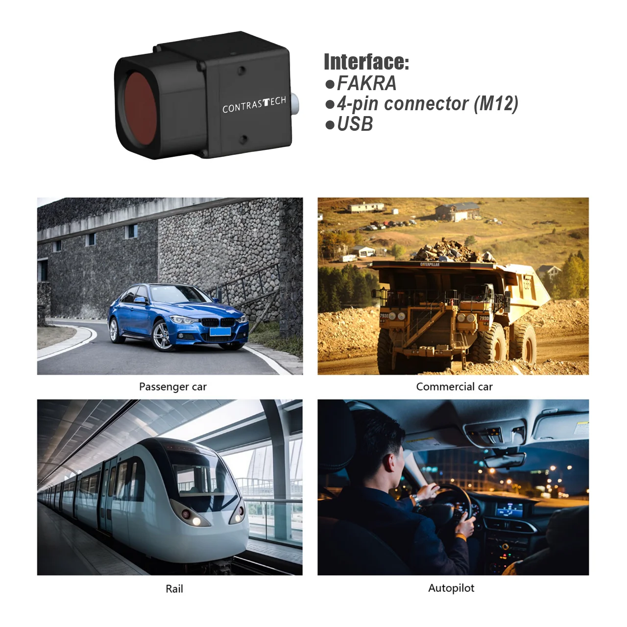 Temperature -40° ~85° IP69 Dustproof 640x512 50Hz ≤ 40mK GMSL FAKRA Interface Long Wave Infrared Camera Module for Research