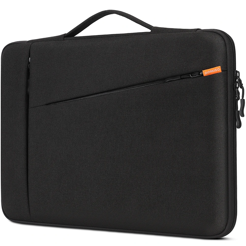 DOMISO 14 15.6 17.3 inch Laptop Sleeve Case Water-Resistant Computer Cover Bag with Extendable Handle