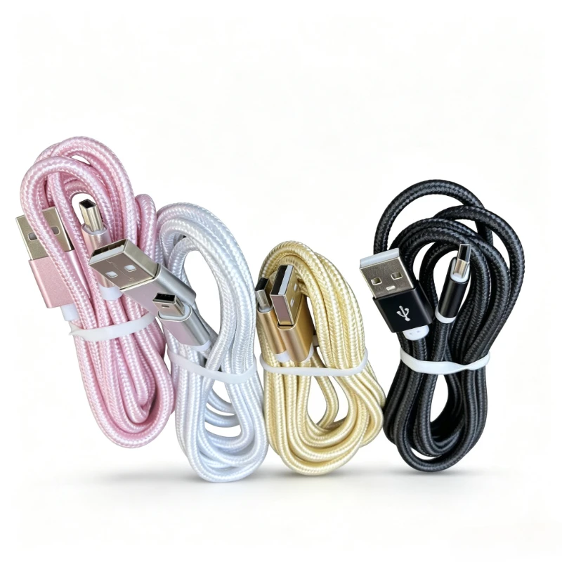 Braided Mini USB 5Pin Cable USB A to Mini USB High Speed Charging & Data Sync Cord For Car DVR GPS Camera MP3 MP4 HDD Multiple