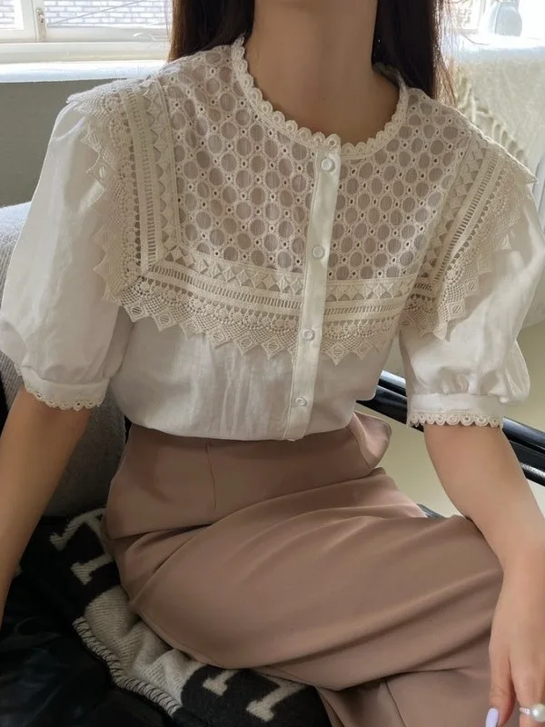 

Ele Sweet ort Sve Women's irt Design Sensation Summer New Arrival Faionable Top Quali Material