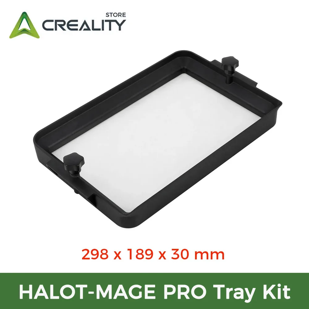 

Creality Original HALOT-MAGE PRO Tray Kit Black 0.3ACF Release Film 298×189×30mm Suit for HALOT-MAGE PRO Resin Printer Tray Kit