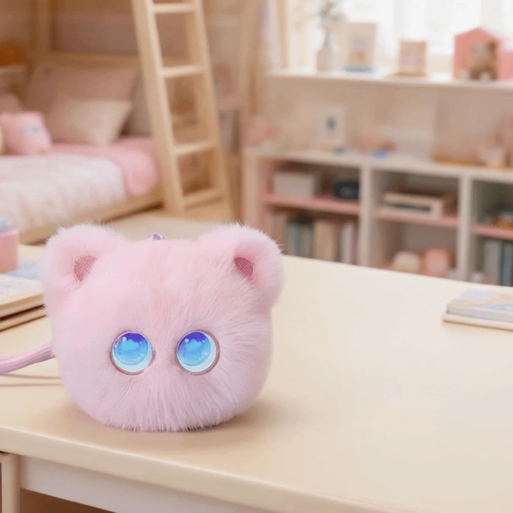 66 Languages Interactive AI Plush Companion Pendant Emotional Support Plush Interactive Talking AI Cat Keychain