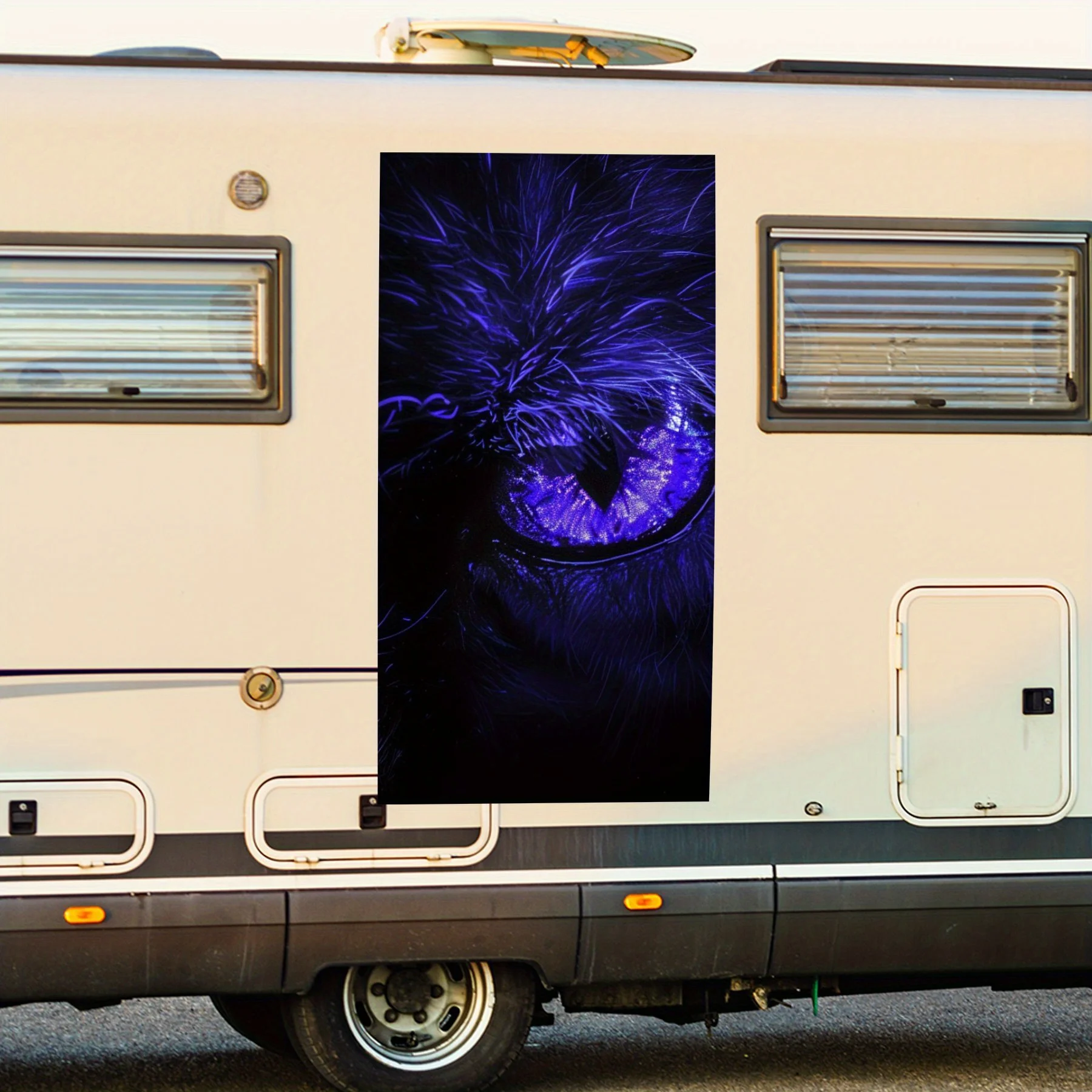 

Автомобильная наклейка Mystic Beast Eyes, виниловая наклейка на сторону моторики дома, водонепроницаемая самоклеящаяся виниловая наклейка на сторону т.