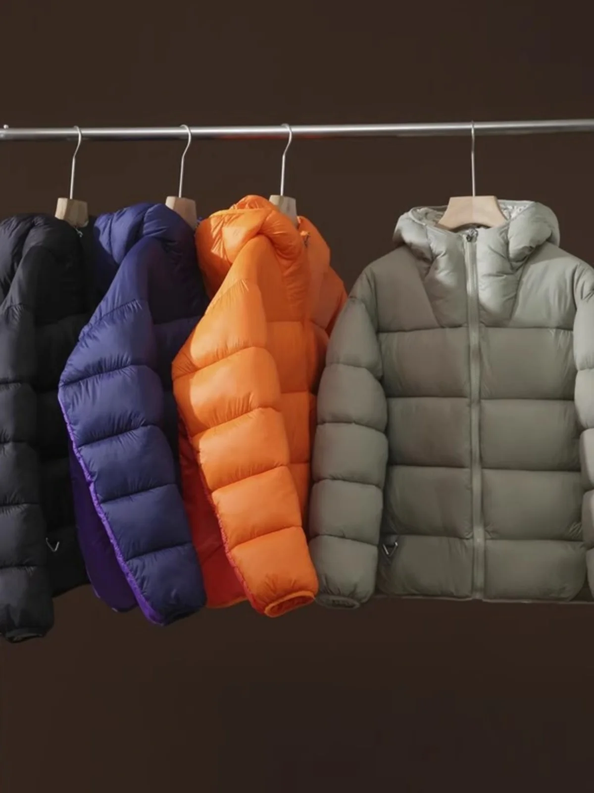 

Thiened P Cotton Winter Jaet Men's Hooded Coat Windproof Waterproof Warm Bread Sle Cotton Clothing Stand Fit