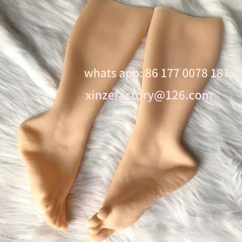 Customizable TPE Real Gloves for Unisex, Foot Mannequin, Magic Prosthetic Props, Silicone Jewelry, Medical Cosmetology, D107