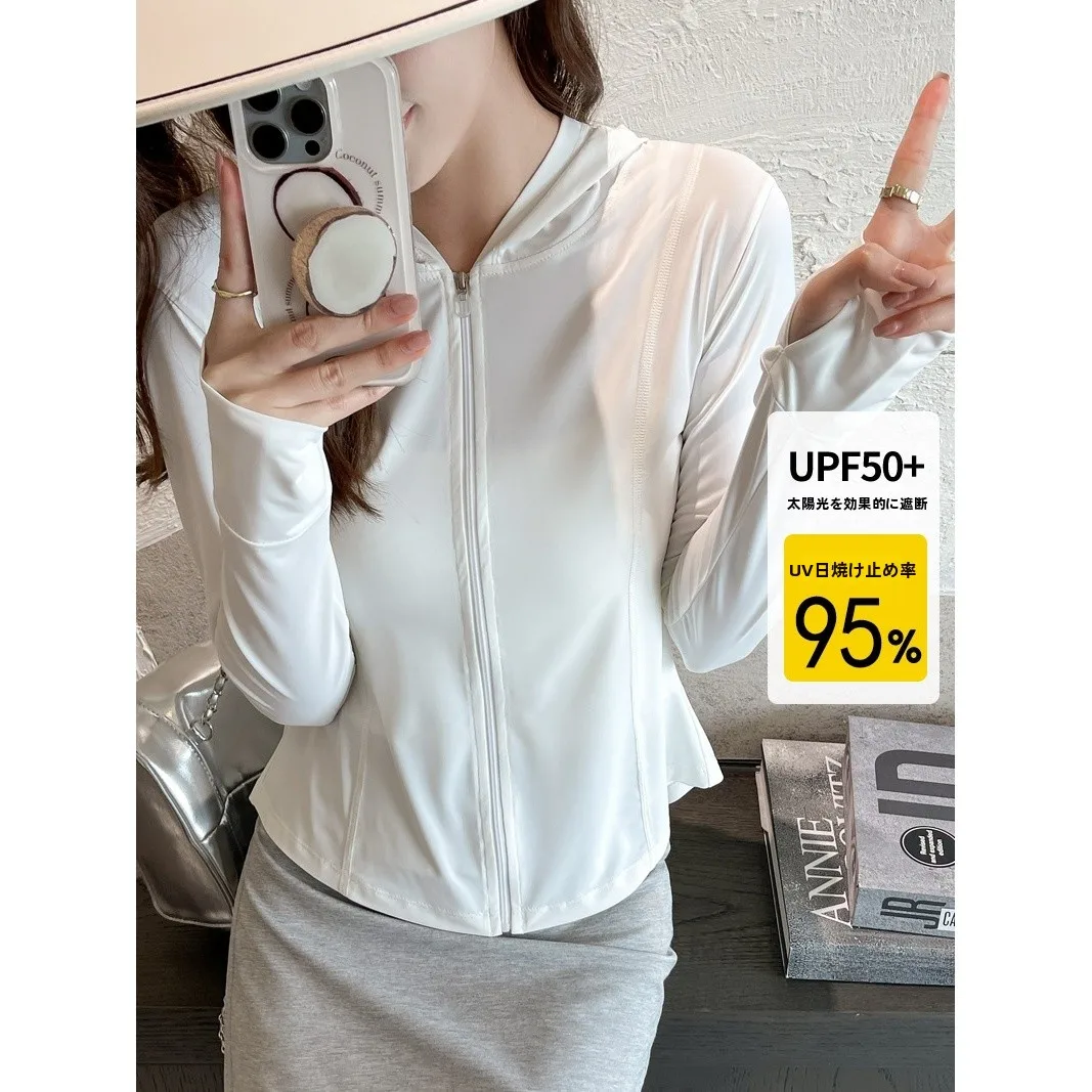 camiseta-deportiva-de-yoga-para-mujer-corte-ajustado-proteccion-uv-tejido-de-seda-helada-hilo-original-fino-manga-larga-cierre-de-cremallera-color