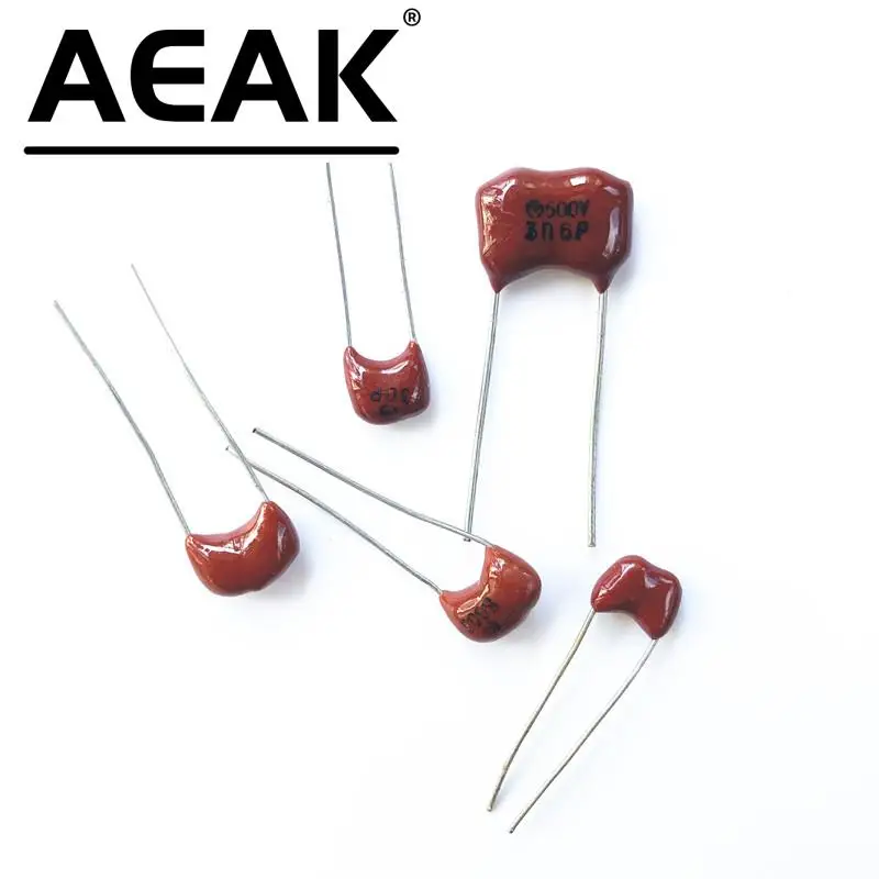 Silver mica capacitors Used in high-end products 63V 100V 500V Guitar Amplifier Silver MICA Capacitor Radial For Audio Amp 1PCS