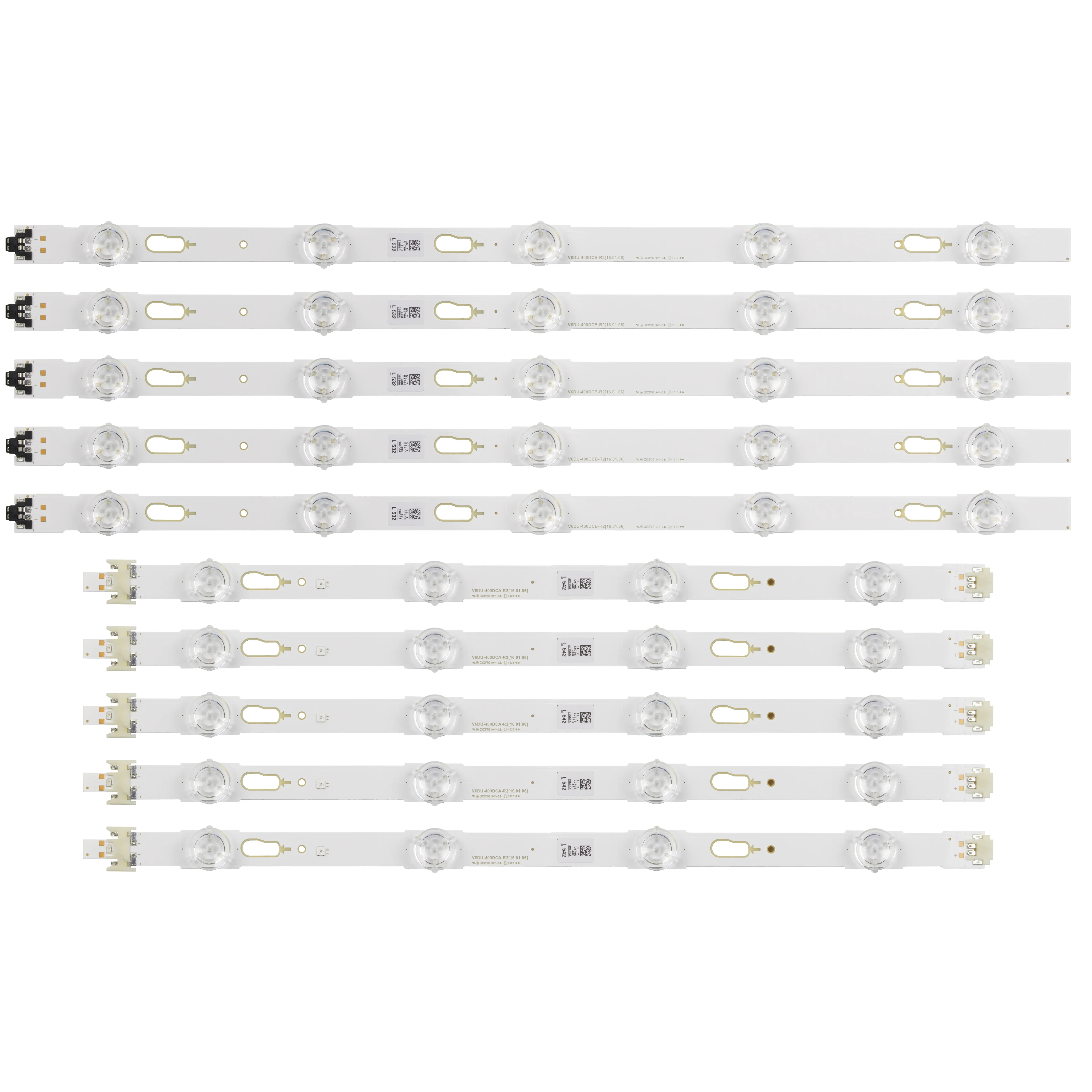 LED strip for V6DU-400DCA-R2  V6DU-400DCB-R2 BN96-39655A BN96-39656A S_KU6K_40_FL30_L4_REV1.0_160105_LM41-00239A 00240A