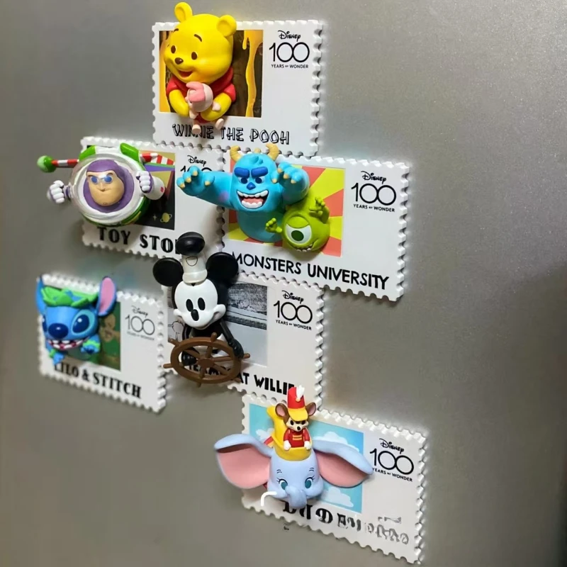 Genuino MINISO Disney Timbro Vintage Cieco Scatola Dumbo Piccolo Artigianato Topolino Regali di Festa Pooh Orso Anime Scatola a Sorpresa Perimetro