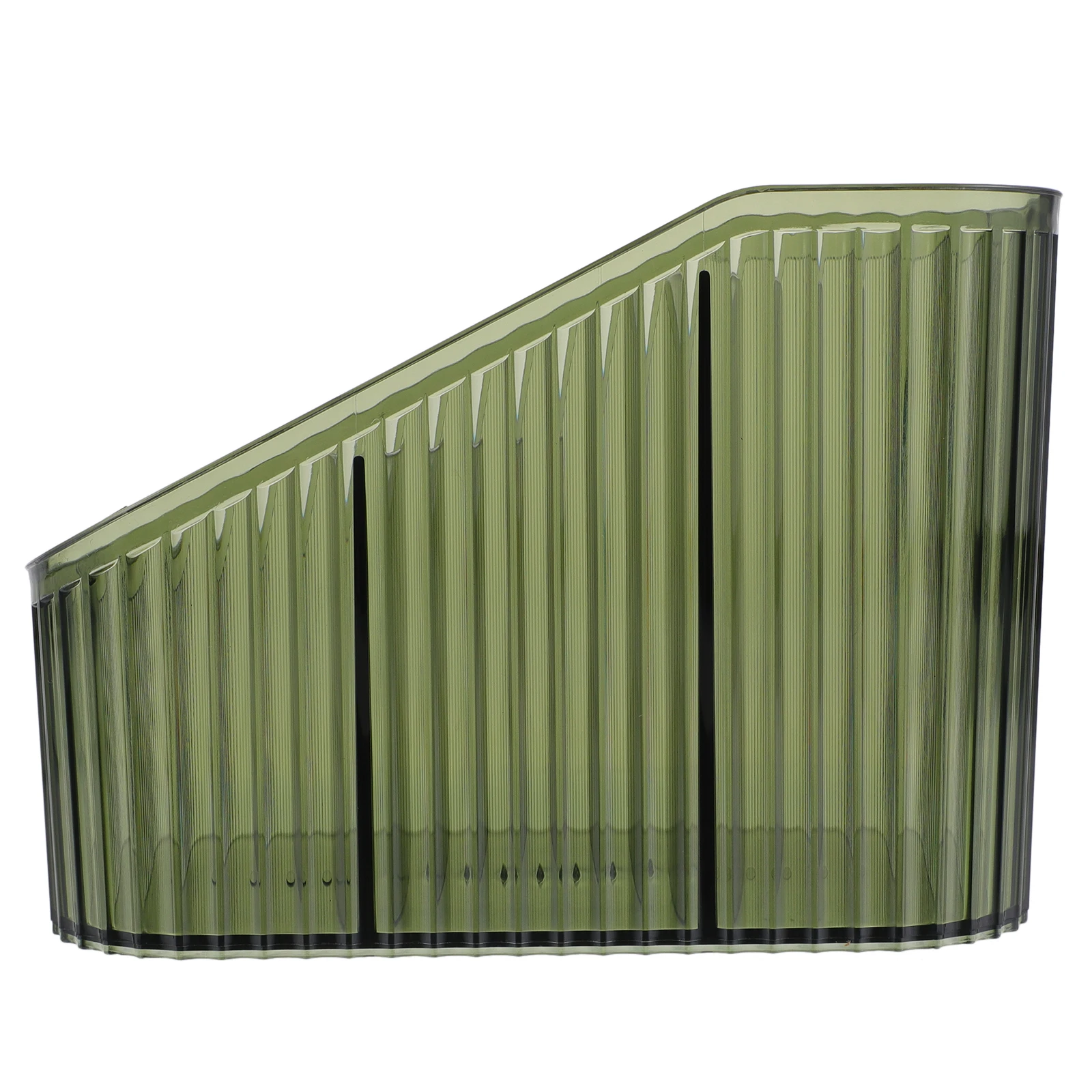 3段式メイクブラシオーガナイザーコンテナ、化粧品、アイライナー、鉛筆、ペン、デスクアクセサリー用の多層収納付き