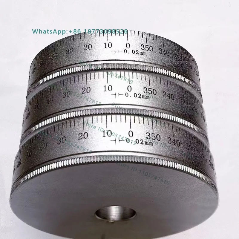 (1PCS) 0-360 degree dial with inner hole 20 outer diameter 100 thickness 20 machine tool dial
