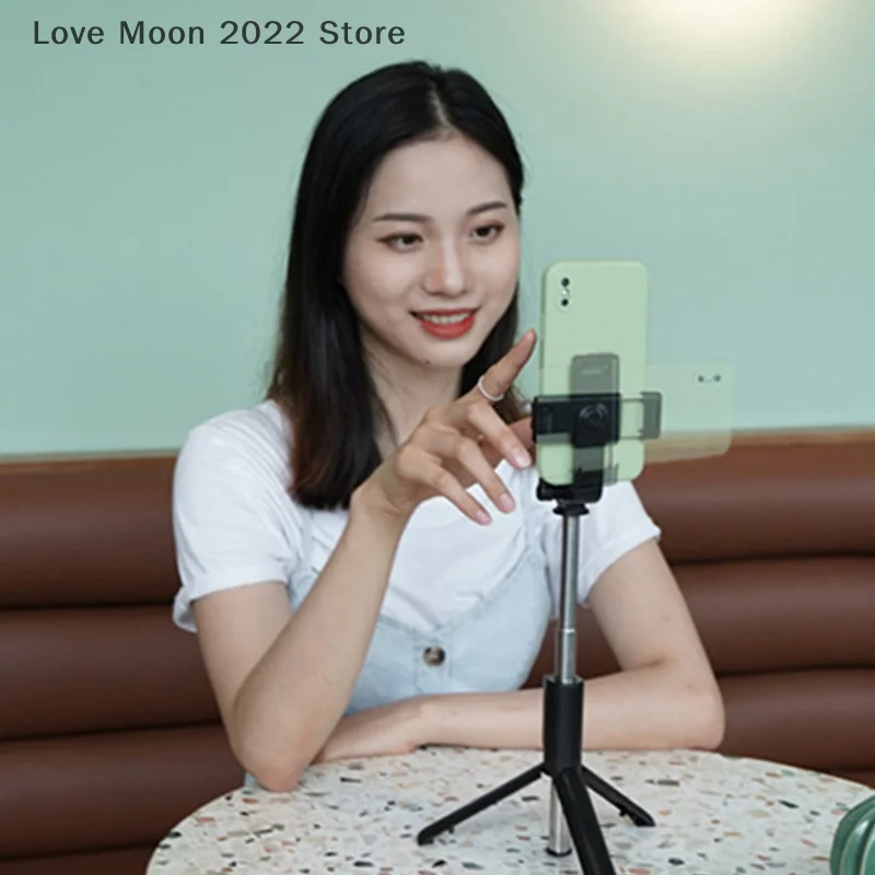 Palo de Selfie para teléfono móvil, trípode con Bluetooth remoto inalámbrico, soporte para teléfono con luz de relleno de belleza para teléfono