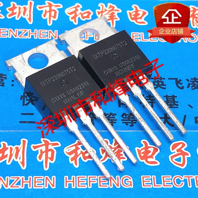 5PCS-10PCS IXTP230N075T2 TO-220 75V 230A On Stock New And Origjnal