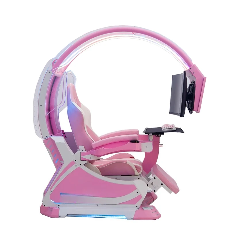 

Muse Pink Computer Game Cockpit Integrated E-sports Space Capsule Lazy Sedentary Home Comfort