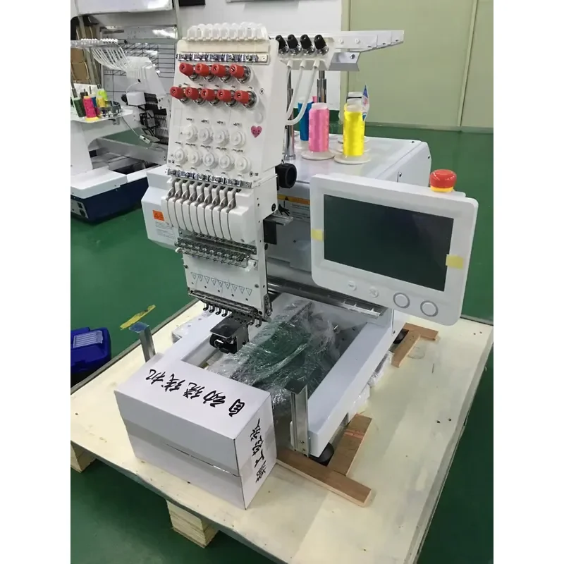 China Schiffli Automatic Computerized Embroidery Machine Small 1 Head Used Cap Sewing Sheen Sequin Beads for Home Use Best