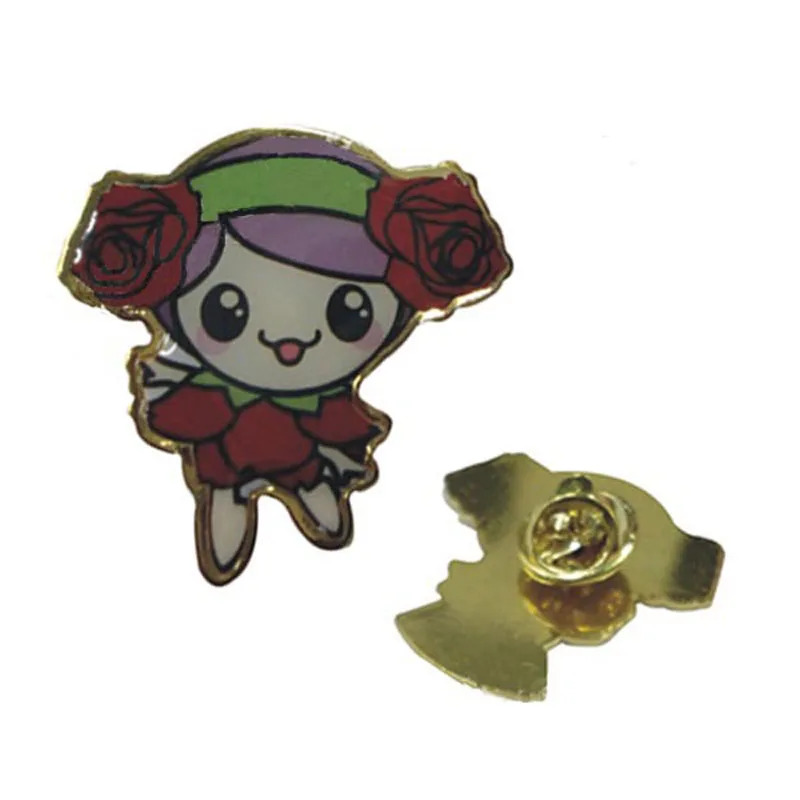 

Lovely Girl Enamel Pins Gift of Custom Made Lapel Pins for Backpacks or Cap