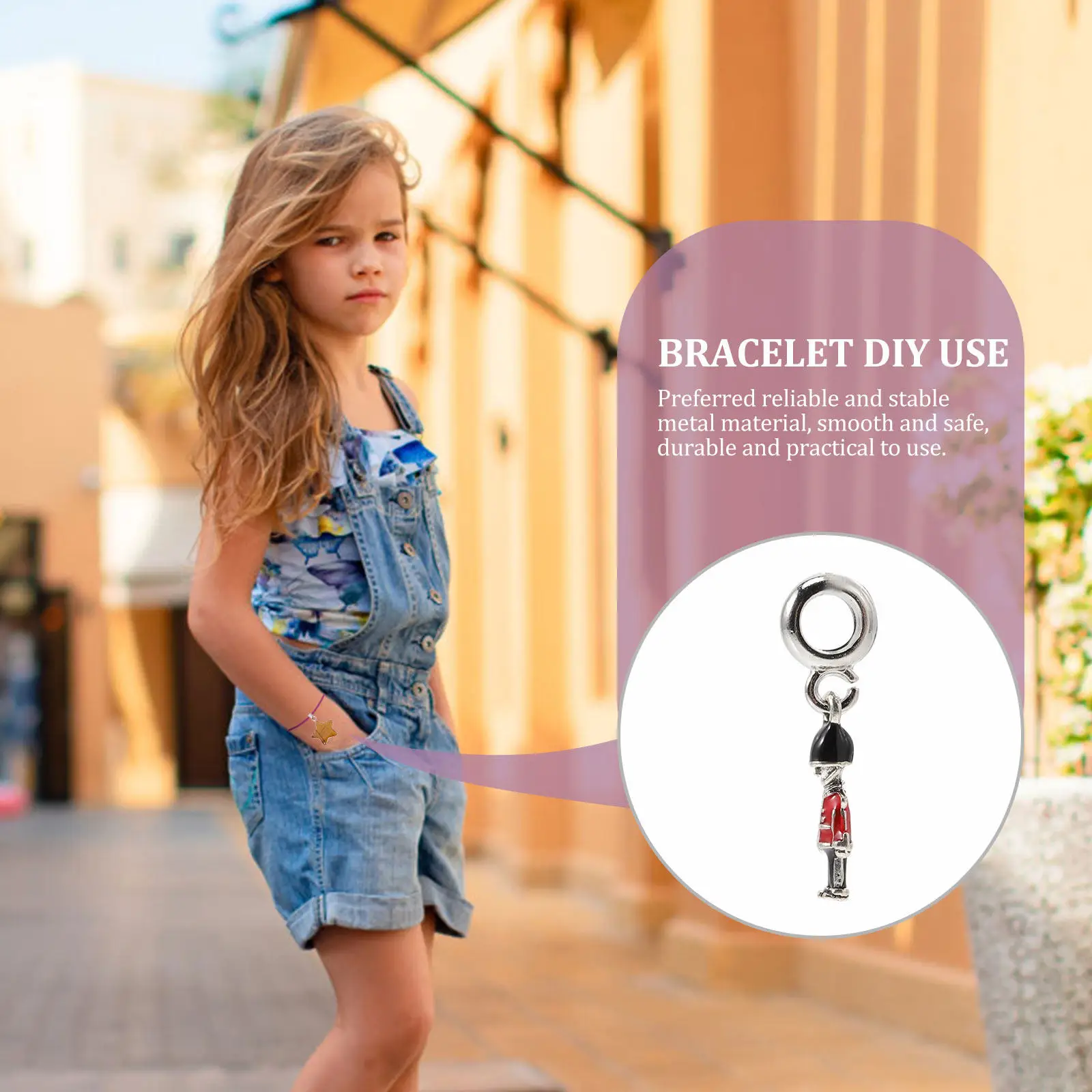 10Pcs Reliable Metal Nutcracker Charms Lovely Design Pendants for Earring Making Bracelet Crafting Necklace DIY Party Wedding