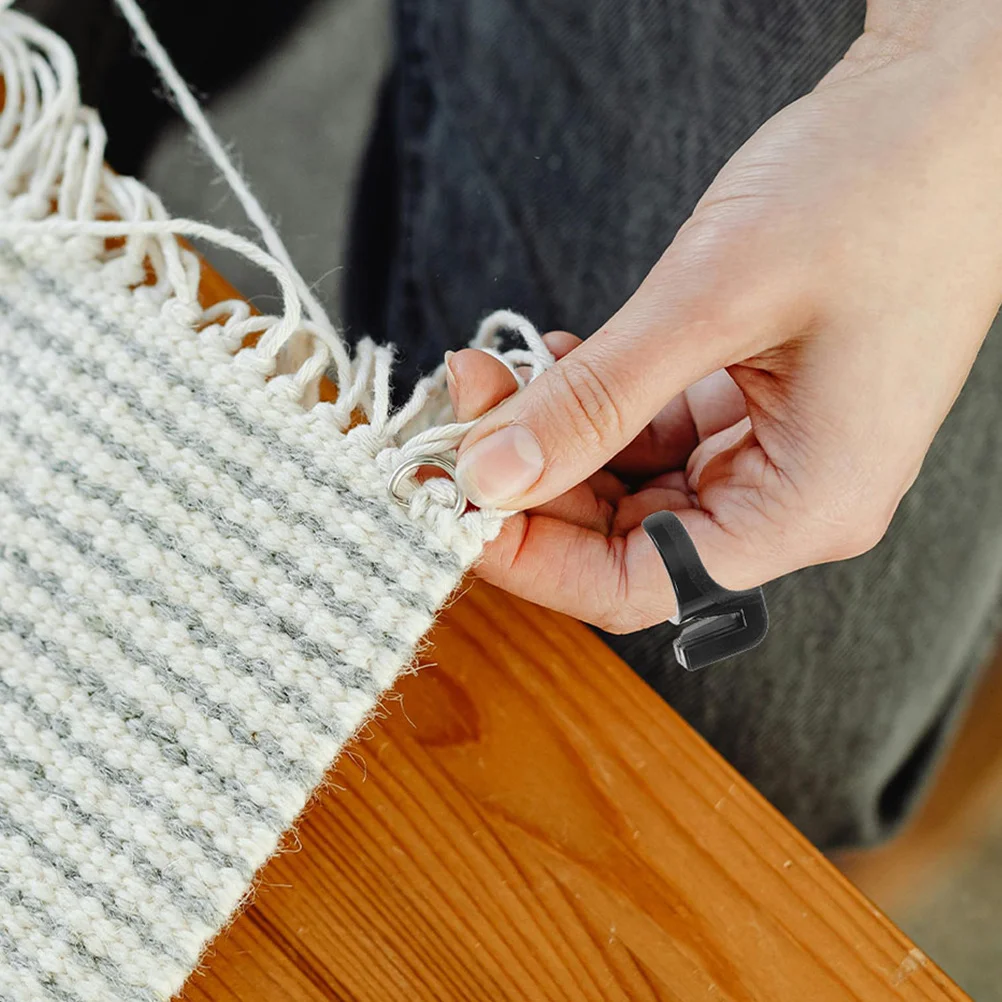 

12Pcs DIY Line Cutter Ring Finger Thread Cutting Tool Quilting Sewing Accessory Sturdy Sharp Multifunctional Design