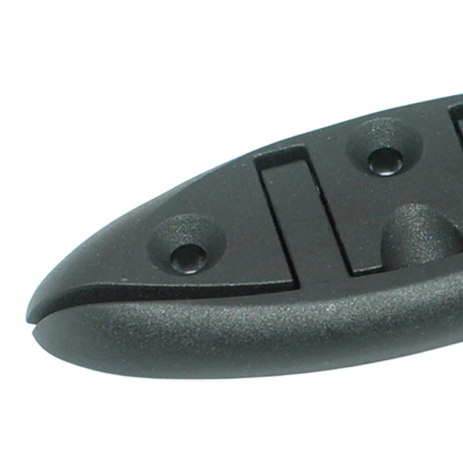 Cornamusa plegable para barco, práctica, profesional, marino, abatible hacia arriba, color negro, 5 pulgadas